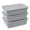 Saedy 3 Pack 13 L Food Service Bus Tub with