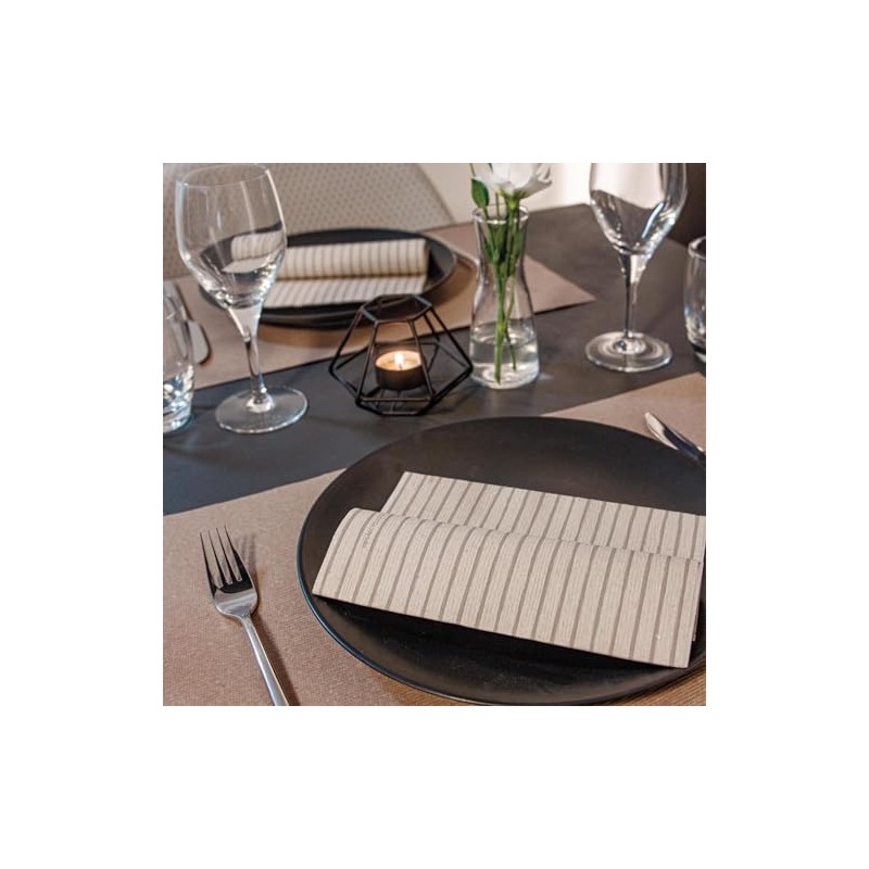 BioNap Recycled Nina Grey Napkins – Eco-Friendly, 100% Recyclable, Disposable