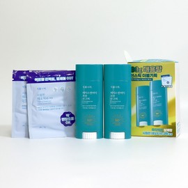 Plant Nara Face & Body Soft Sun Stick, 2 packs, 30g / 식물나라 페이스 앤 바디 보송 선스틱, 2개, 30g