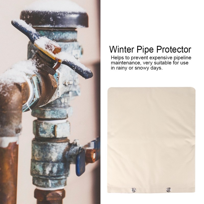 Outdoor Winter Pipe Protector Anti Frost Water Tap Cover Waterproof