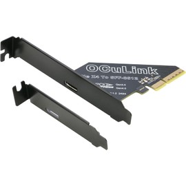 RIITOP PCIe to Oculink Adapter for eGPU [1-Port], PCIe Gen4 x4 to Oculink SFF-8612/SFF-8611 Card