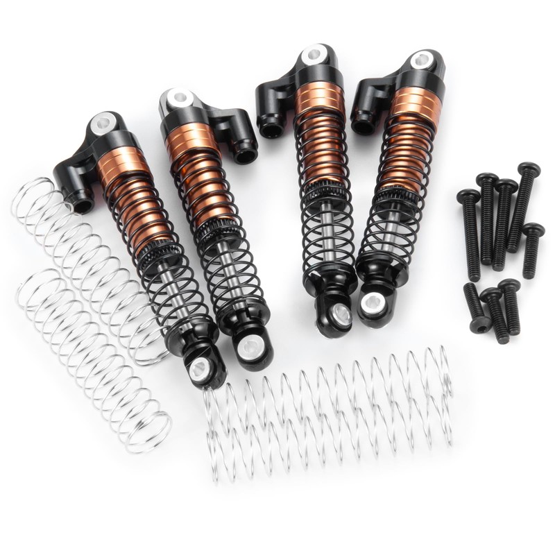 AXSPEED 62mm Shocks Kits 4pcs Adjustable Shock Absorber Damper for