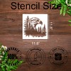 Animal Wood Burning Stencils for Painting 12” Eagle Stencil Wildlife