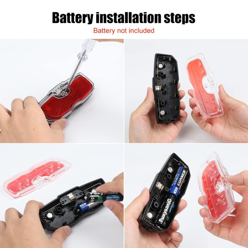 Bike Tail Light, Bicycle Rear Reflector Tail Light for Luggage
