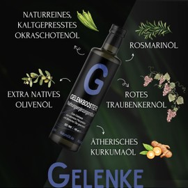 NatureOil Joint Booster - Vitamin E Oil for Your Health - 100% Natural & Cold Pressed - Rosemary Oil for Refining - High Quality Ingredients - Strictly Controlled