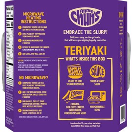 Annie Chun's Teriyaki Noodle Bowl, 8.16 oz (Pack of 6)