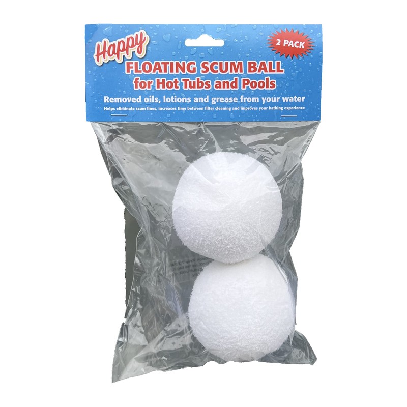 Happy Hot Tubs Floating Scum Ball Sponge Absorb Oils Greases