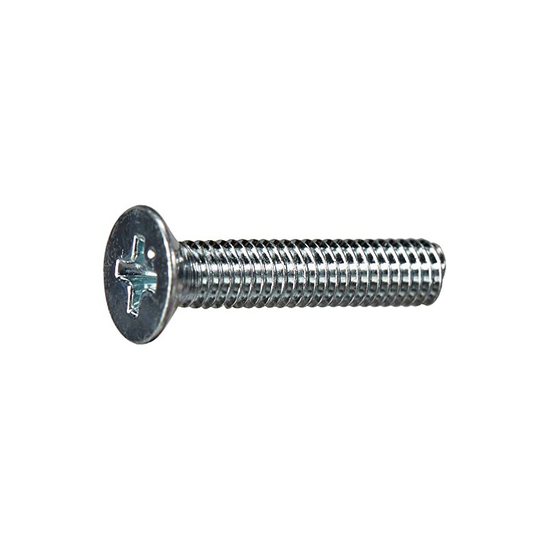 Trusco Y827-0312 Countersunk Head Machine Screws, Trivalent White, All Screws,