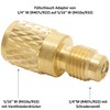 Filling Hose Adapter R410a / R32 from 1/4 Inch SAE