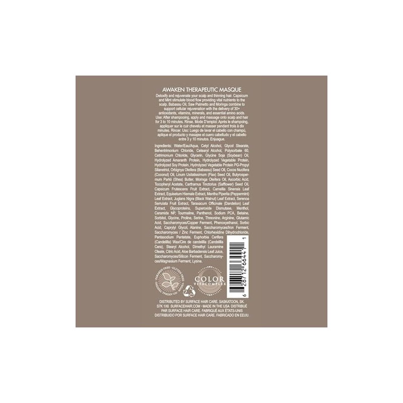 Surface Awaken Therapeutic Masque 6 oz/177 ml