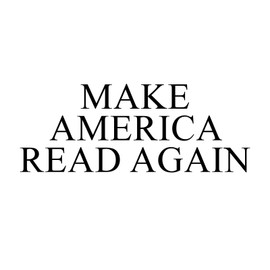 Bargain Max Decals Make America Read Again Decal Notebook Car Laptop 5.5" (Black)