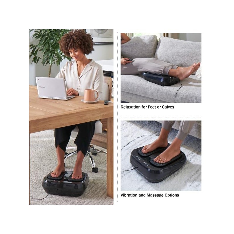 Bluestone Foot Massager – Vibrating Platform with Rotating Acupressure for