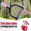 Jardineer Lawn Aerator Spike Tool, Updated 36" Metal Grass Aerator