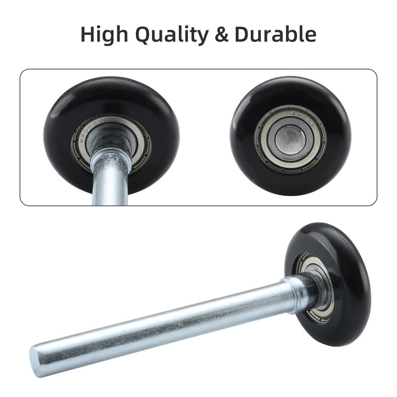 HOME MASTER HARDWARE 2" Nylon Garage Door Rollers 12 Pack,Garage