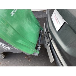 American-Made Premium Bumper Mounted MT Wheeled Trash Can Hauling Hitch - by Garbage Commander