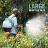 HAUSHOF 4 Gal Battery Powered Yard Sprayer Backpack Sprayer 4