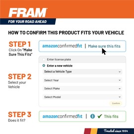 FRAM PS6643 Automotive Replacement Heavy Duty Fuel & Water Separator Spin-On Filter for Select Model Years