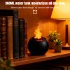 Volcano Fire Flame Essential Oil Diffuser Air Humidifier Aromatherapy 360ml