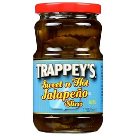 Trappey's Sweet N' Hot Jalapeno Peppers Slices, 12 fl oz