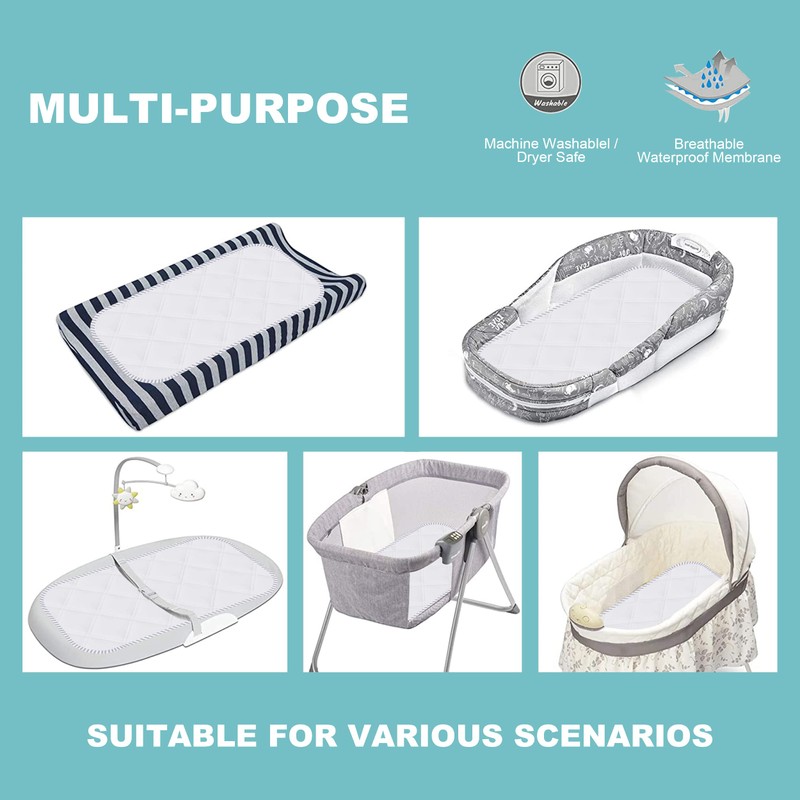 Sunny zzzZZ 6 Pack Baby Waterproof Changing Pad Liners -