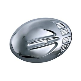 Kuryakyn 8407 Scarab Air Cleaner Cover for 2001-15 Harley-Davidson Motorcycles, Chrome