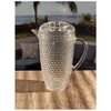 Leading Ware 2.5 Quarts Water Pitcher with Lid, Diamond Cut
