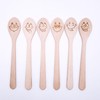 JOWE Wooden Cooking Spoons Set of 6 Beech Kitchen Utensils