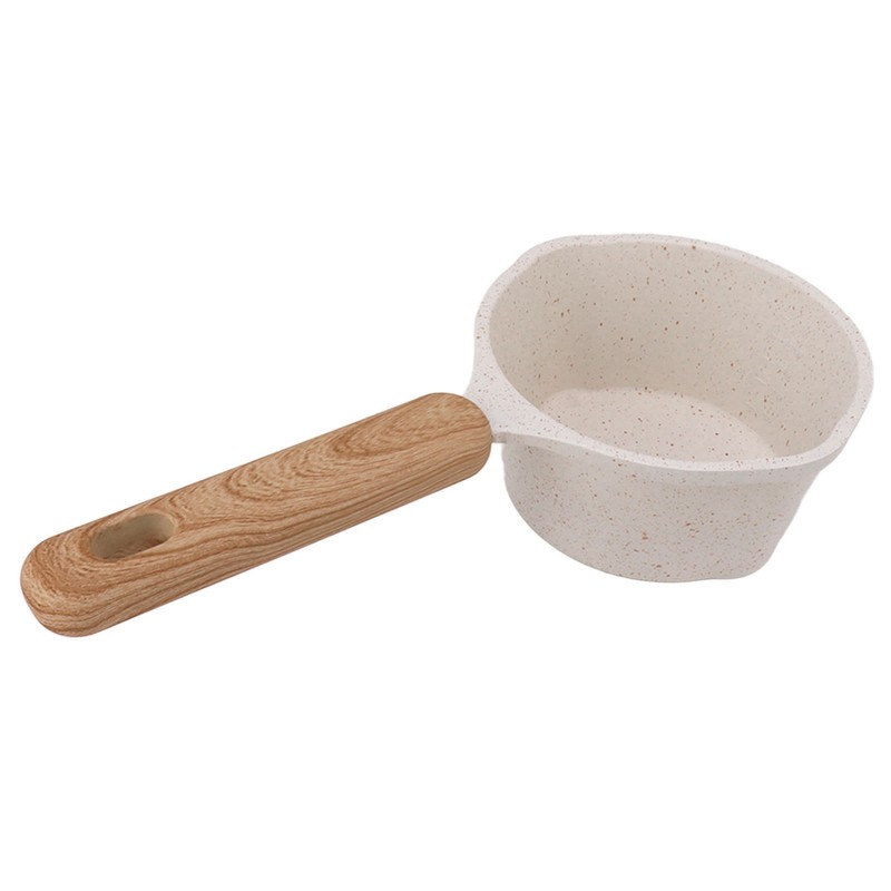 Nonstick Small Pot Small White Sauce Pan Flat Bottom Milk