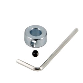 Yeebyee 5/16" Bore Shaft Collar with Nickel Plated Solid Steel Style Set Screw Shaft Collars for Machinery and Industrial Use, 8pcs/Pack (Silver-5/16")