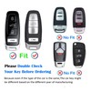 CISUI Genuine Leather Key Fob Cover with Keychain, Compatible with