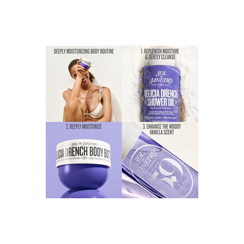 Delicia Drench Body Butter by Sol de Janeiro for Women