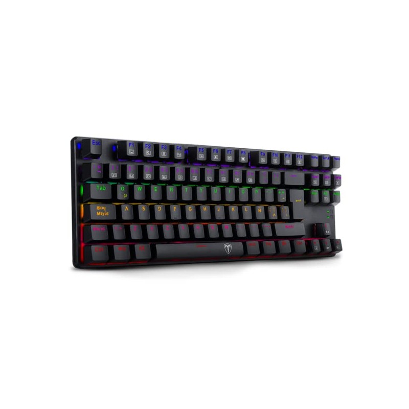 T-Dagger Teclado Gamer Mecánico Bora T-TGK313 Rainbow Blue Switch