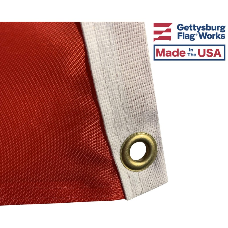 Blank Canada Red Nylon Pennant Flags - Size 12x18" -