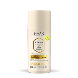 HASK, Crema Reparadora Sin Enjuague, Bond Building, Fortalece y Repara el Cabello, con TripleBond Complex