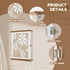 Wooden Key Box Wall Mount Wooden Key Holder Decorative Wall