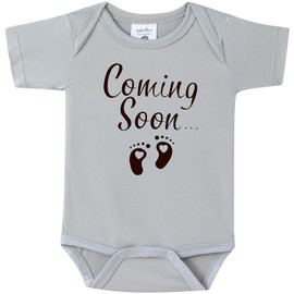 BIBIBLISSBABY Pregnancy Announcement Gift for Grandparents to be,Baby Coming Soon Reveal idea for Grandma, Baby Announcement, Storm, 0-3months