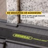 General Tools Contour Gauge 833 - 10" Angle Finder Tool