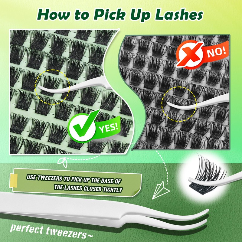 Enchantress Lash Clusters Kit 8–14mm Short Fluffy Wispy Eyelash Clusters