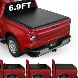 Kikito Vinyl Soft Roll-Up Tonneau Cover for 2020-2025 Chevy Silverado/GMC Sierra 2500 HD 3500 HD with 6.9ft(82.2in) Truck Bed|Not for CarbonPro Bed|