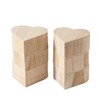 6 Piece Small Wooden Box Unfinished Wooden Treasure Box with