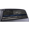 FGD Brand Truck Rear Window Wrap Thin Blue Line American