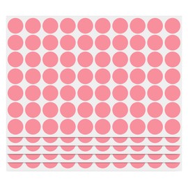 PARLAIM 3/4 Inch Coding Circle Sticker Labels,Pack of 1050 Round Color Code Dot Labels Stickers for Home Office Marking,Organizing(Pink)