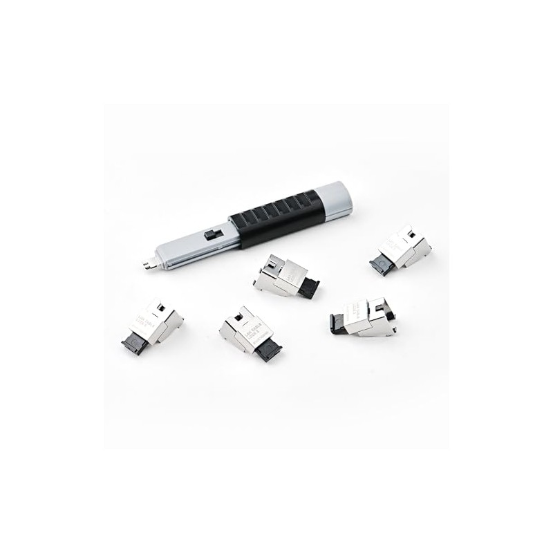 SmartKeeper/5 x RJ45-Kabelschließfächer, 1 x Key Basic, Fuchsia