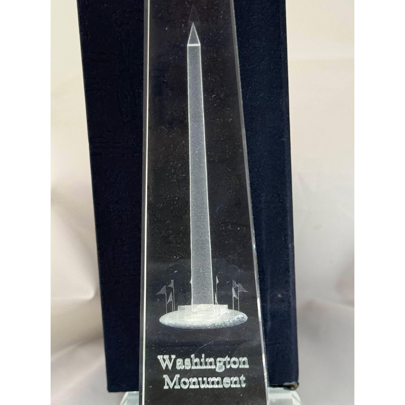 Presidential Souvenirs Washington Monument Crystal Figurine - Large