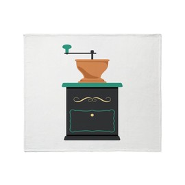 CafePress Coffee Grinder Throw Blanket Super Soft Fleece Plush Throw Blanket, 60"x50"