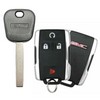 GMC B119 Chipped Key + Remote Keyless Fob For 2014