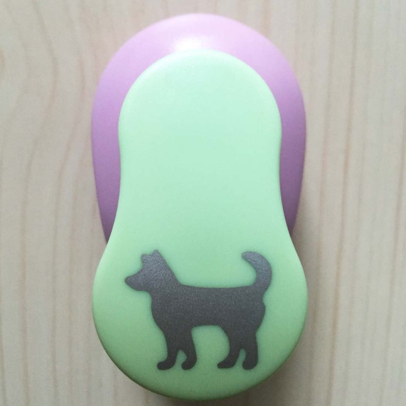 Caryko 2.5cm Clever Lever Craft Punch Paper Cutting Shape Dog
