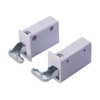 CENPEK Pack of 4 Adjustable Cupboard Hangers for Wall Rail