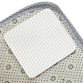 Rectangle Rug Pads, Anti Curl Keep Area Rugs in Place on Floor Tiles/Hardwood,Washable and Reusable Anti-Slip Carpet Gripper,