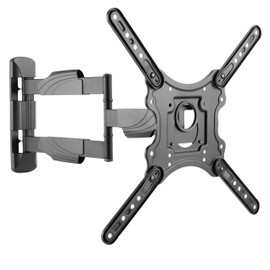 CorLiving Black Metal Full-Motion X-Frame Wall Mount for TVs up to 77lbs